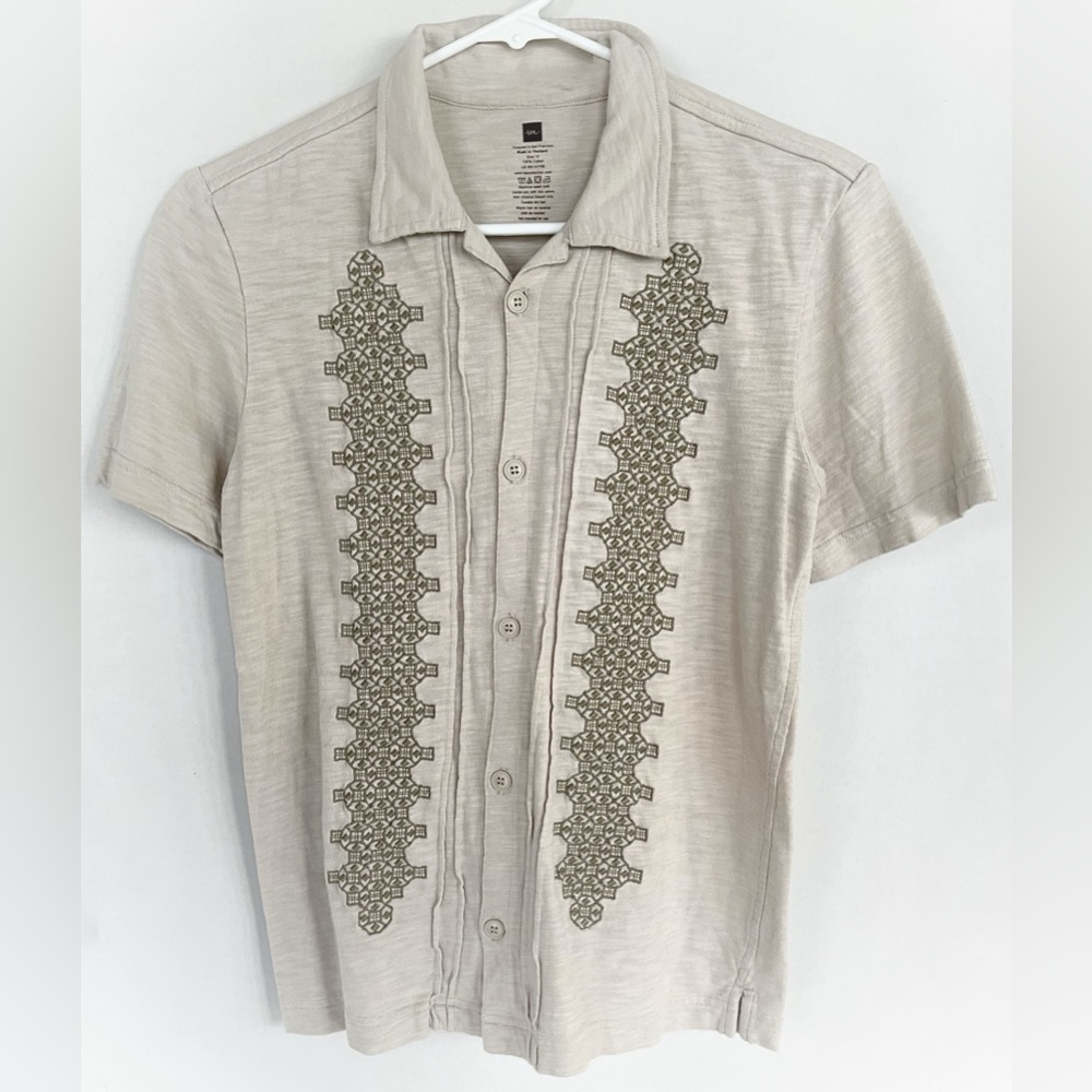 Tea Collection boys button down shirt size 12